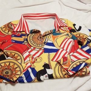 24K MAGIC BUTTON UP DRESS